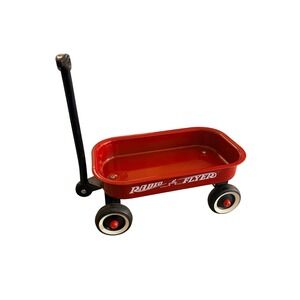 Radio Flyer Little Red Wagon Miniature Steel Toy Model W5 Red 12.5 Inch